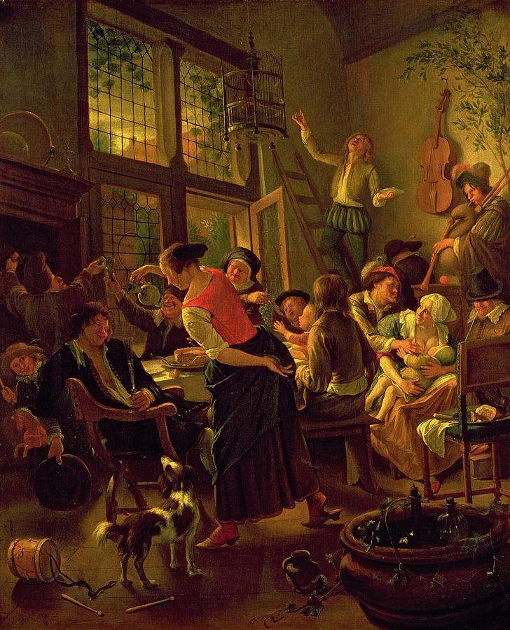 Jan Steen - un repas de famille !<>